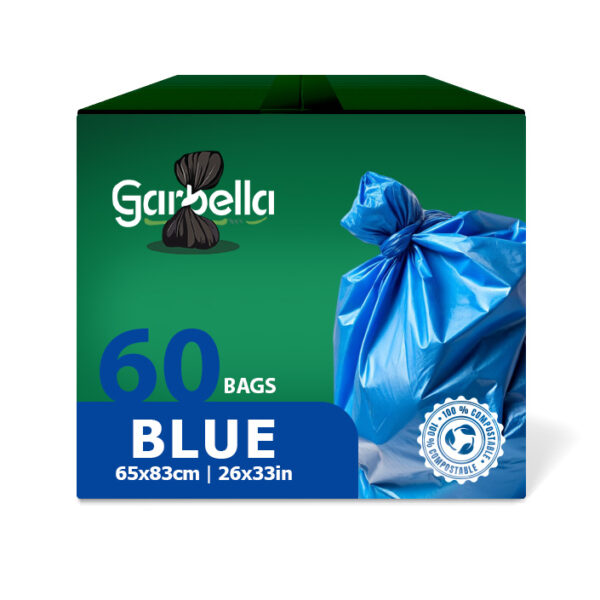 Blue Premium Garbage Bags Size 26 X 33 Inches Bags Dustbin Bag/Trash Bag