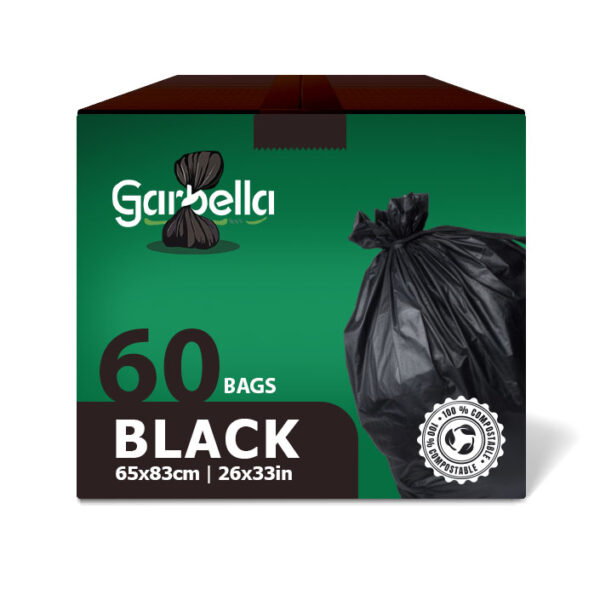 Premium Garbage Bags Size 26 X 33 Inches Bags Dustbin Bag/Trash Bag - Black Color
